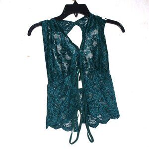 Green Lace Bodysuit Teddy Lingerie